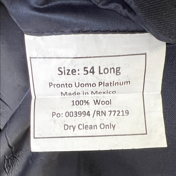 Pronto Uomo Navy blue Blazer - Picture 3 of 10